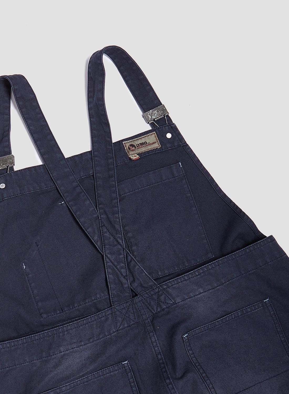 Lybro Dungaree Canvas in Black Navy - 6
