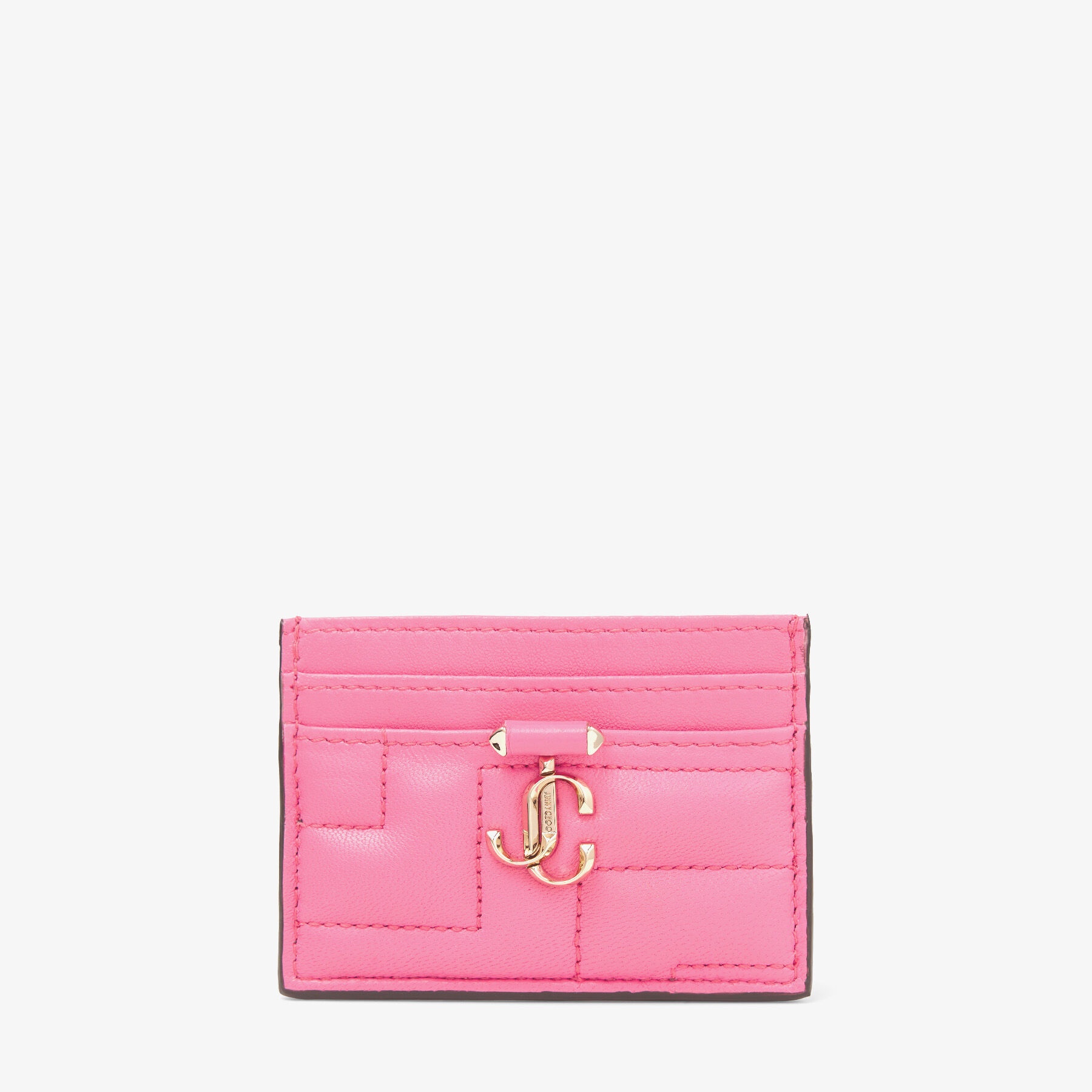 Umika Avenue
Candy Pink Avenue Nappa Leather Card Holder with JC Emblem 1