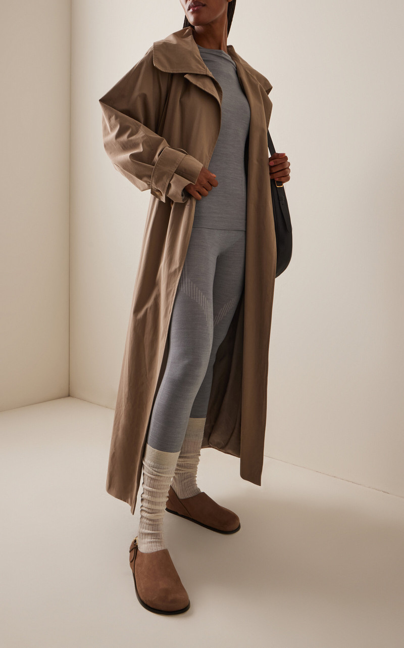 FALKE Long Ski Tights grey outlook