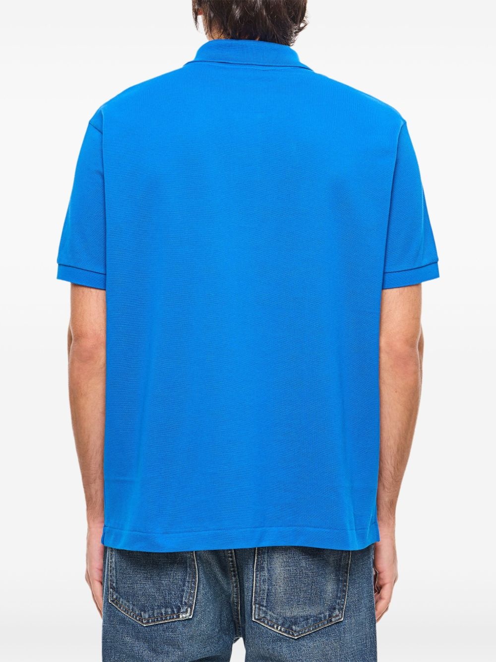 logo-appliqué polo shirt - 3