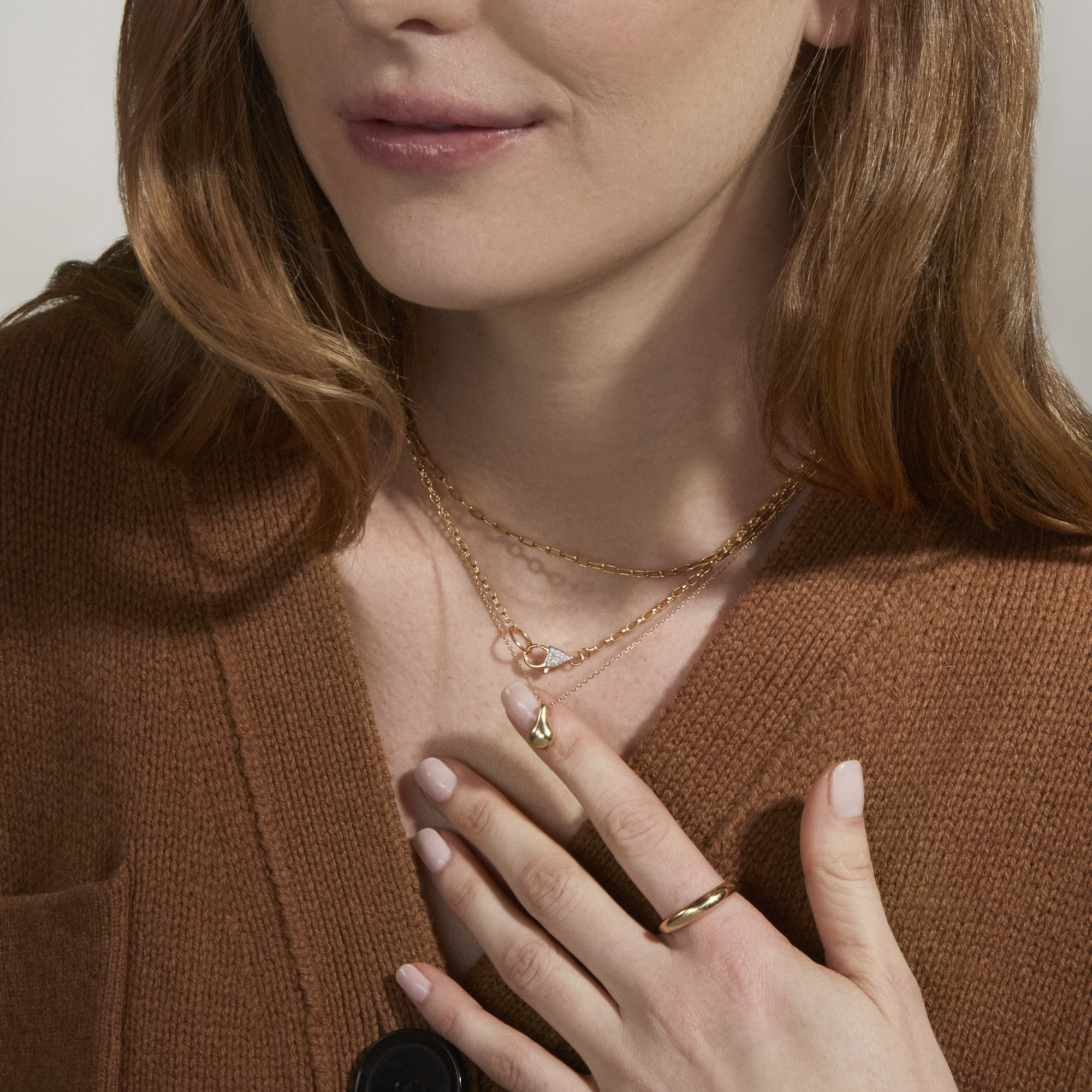 Gold Drop Necklace - 5