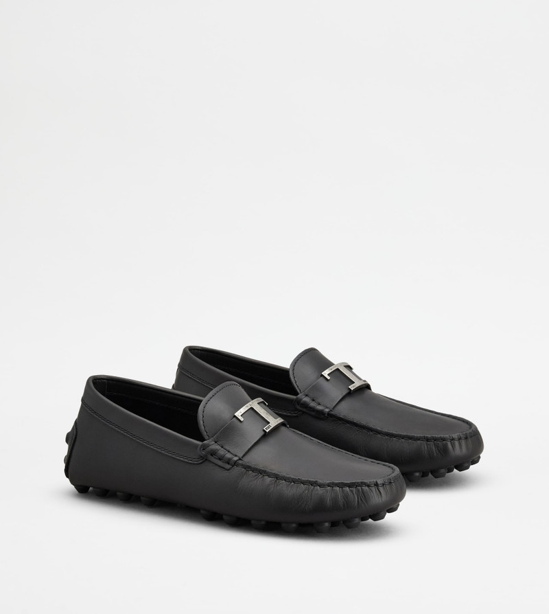 T TIMELESS GOMMINO BUBBLE LOAFERS IN LEATHER - BLACK 2