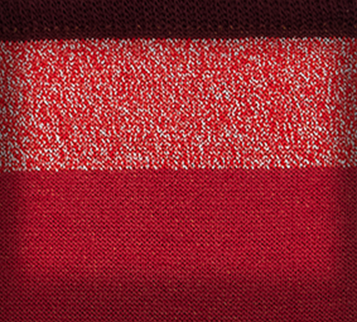 Women's Red Ombre Stripe Glitter Socks - 3