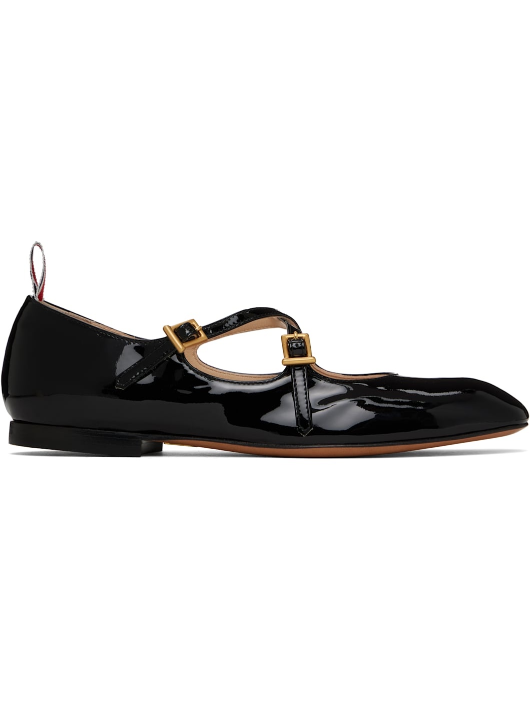 Black Thom John Ballerina Flats - 1