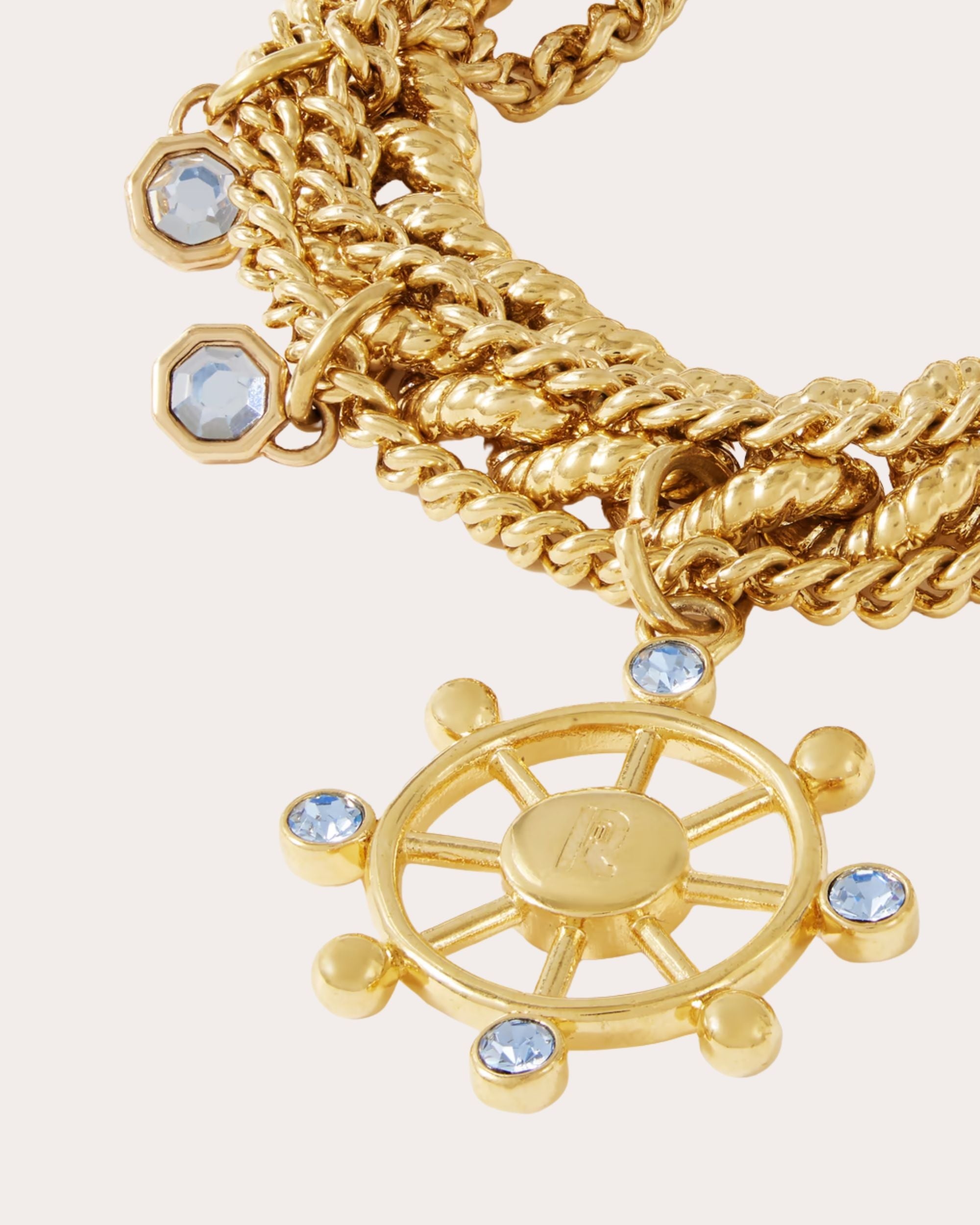 Gold-Tone Crystal Nautical Bracelet - 2