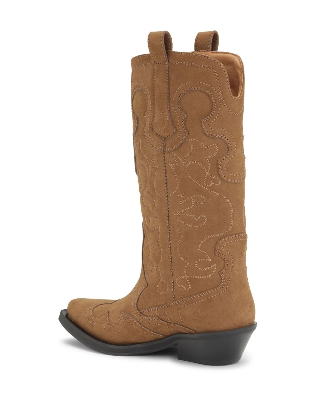GANNI Western embroidered boots - 3
