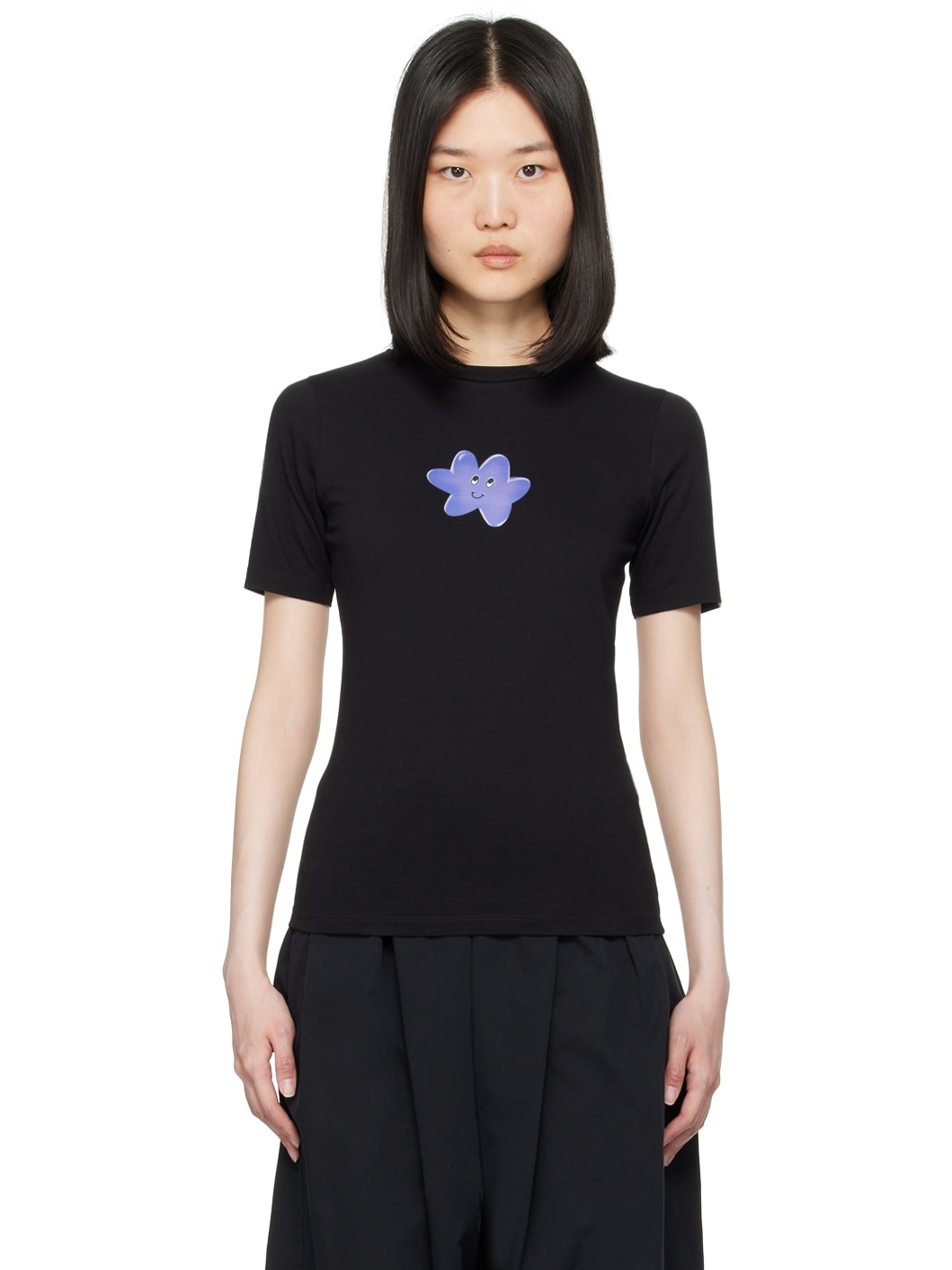Black Graphic T-Shirt - 1