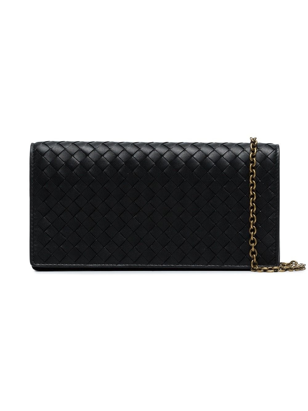 intrecciato weave clutch - 1