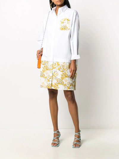 VERSACE JEANS COUTURE baroque shirt dress outlook