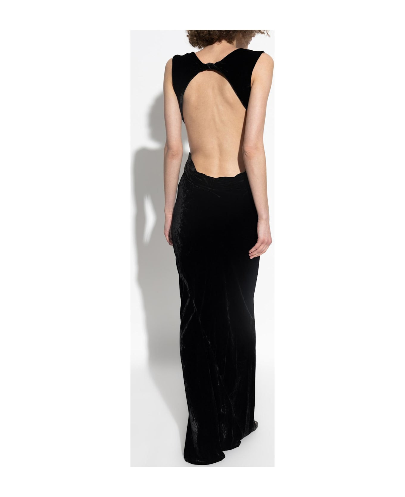 Rick Owens Sleeveless Velvet Dress - 4