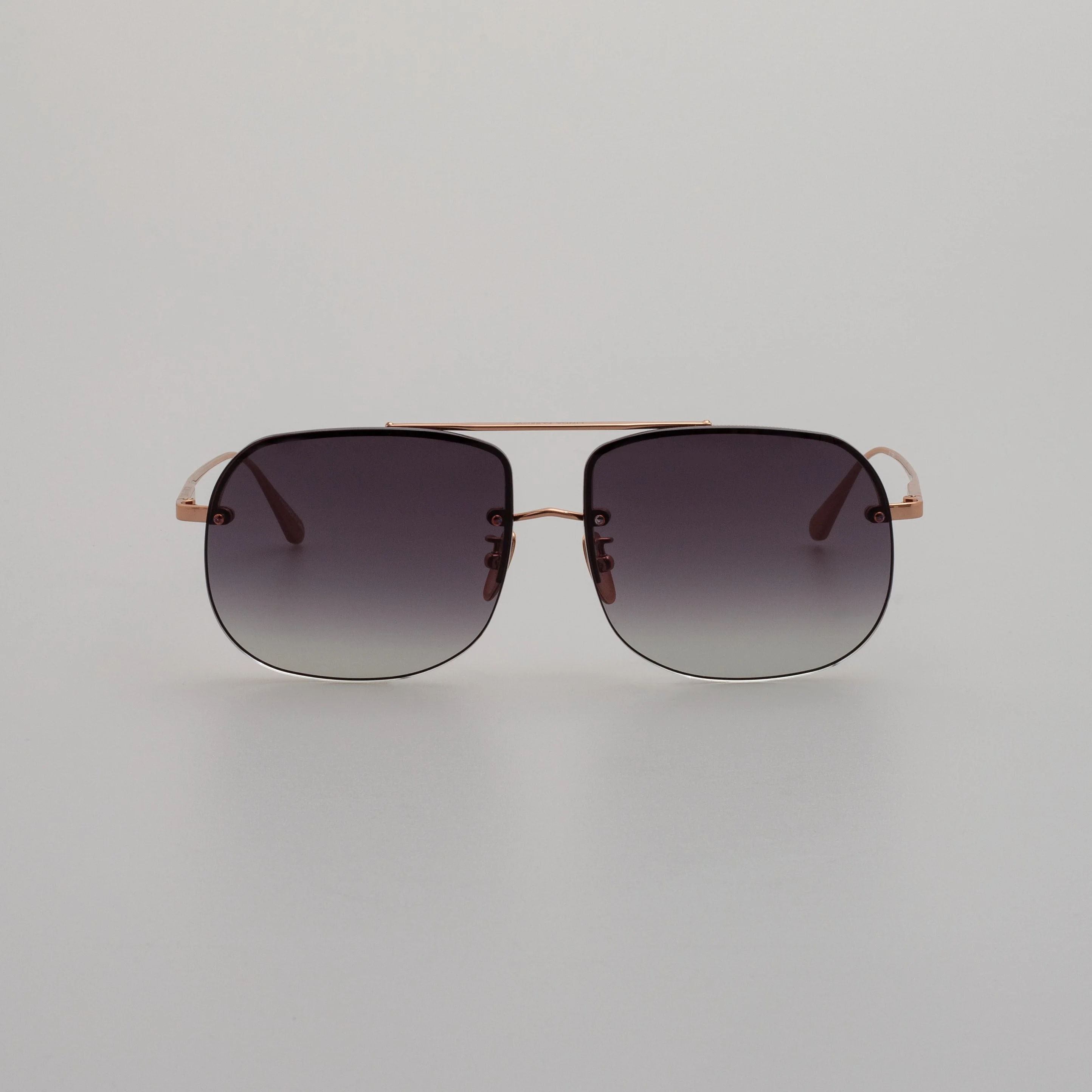 Men's Seren Aviator Sunglasses in Rose Gold - 1