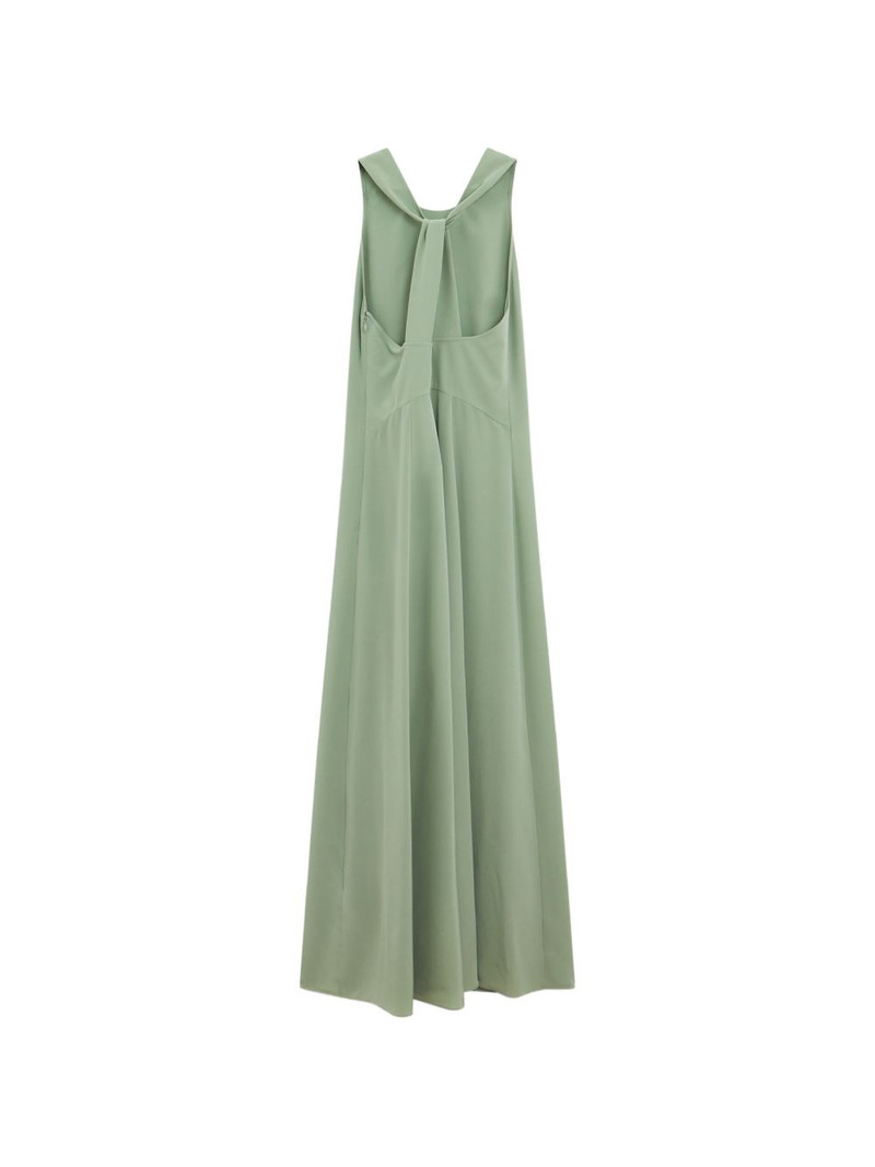Aspesi tie back detail maxi dress outlook