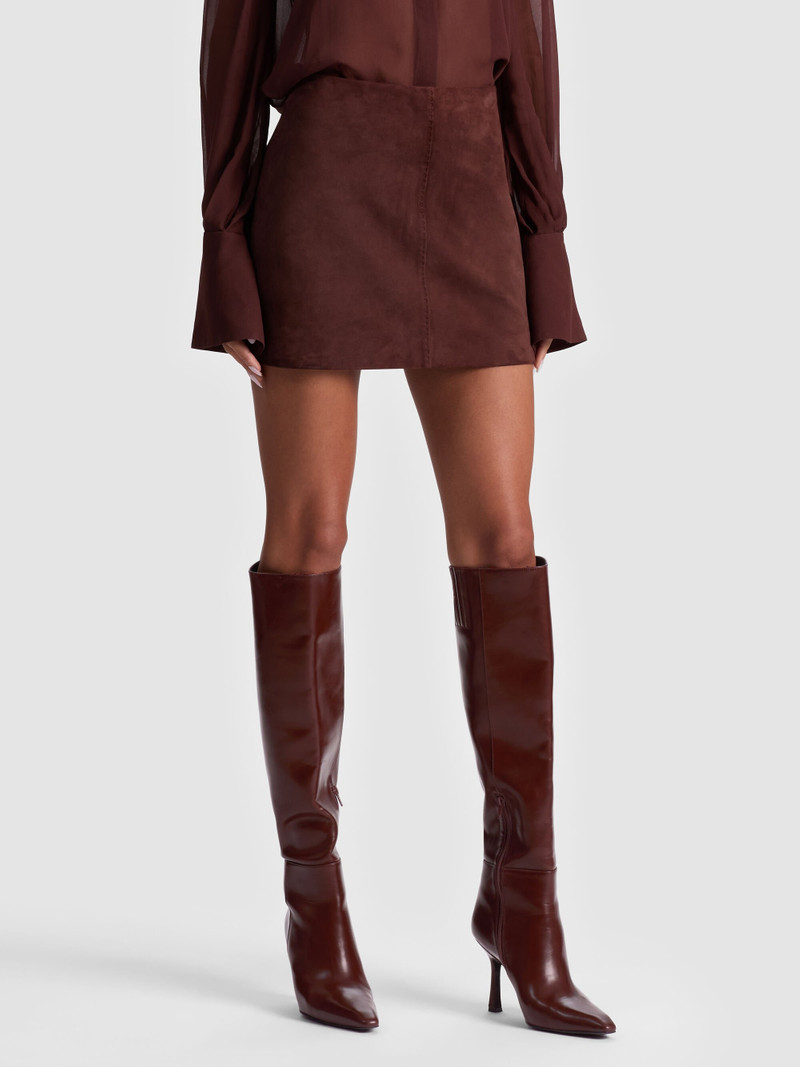 RILEY SUEDE MINI SKIRT 2