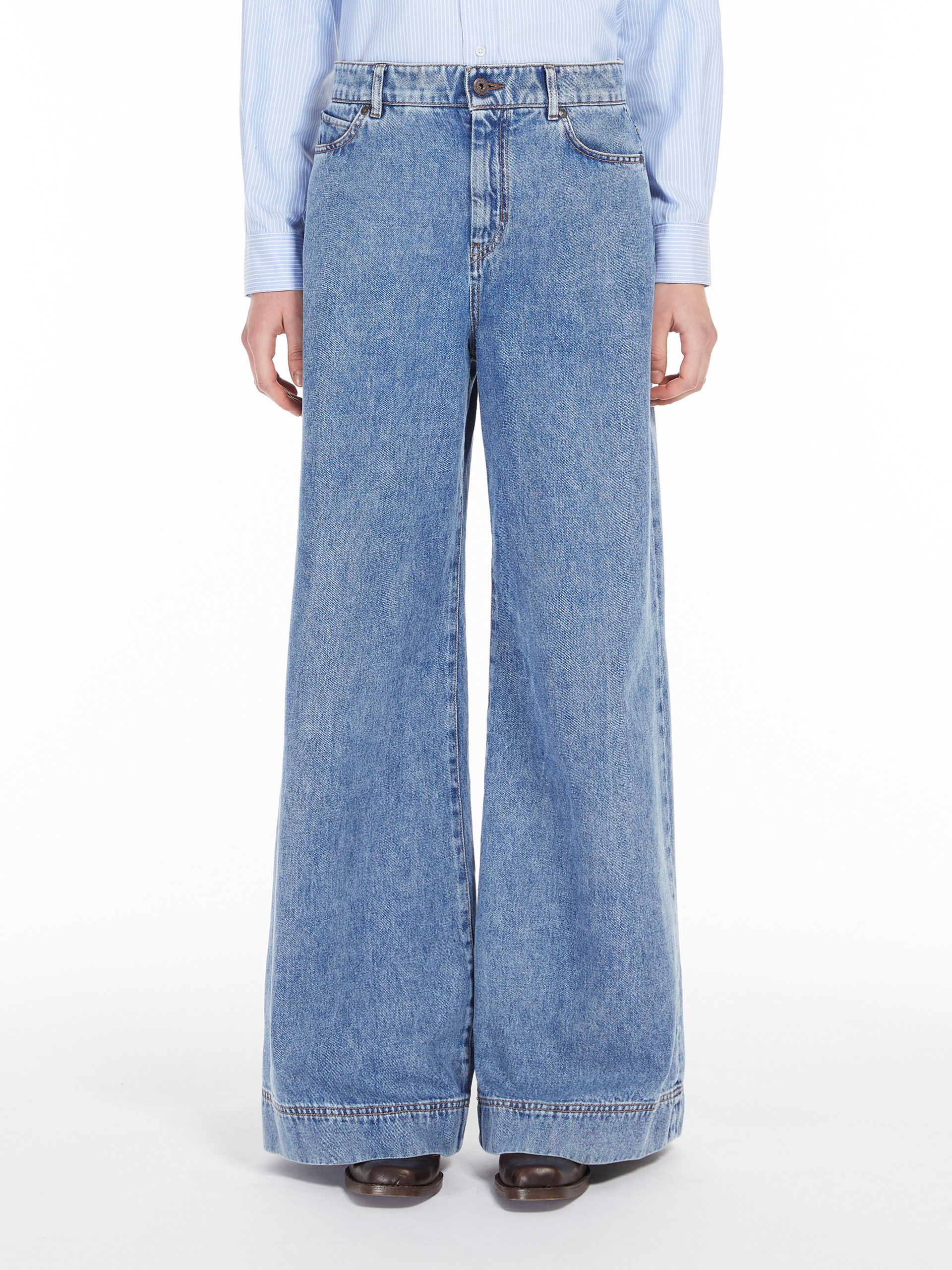 VEGA Wide-leg denim jeans - 3