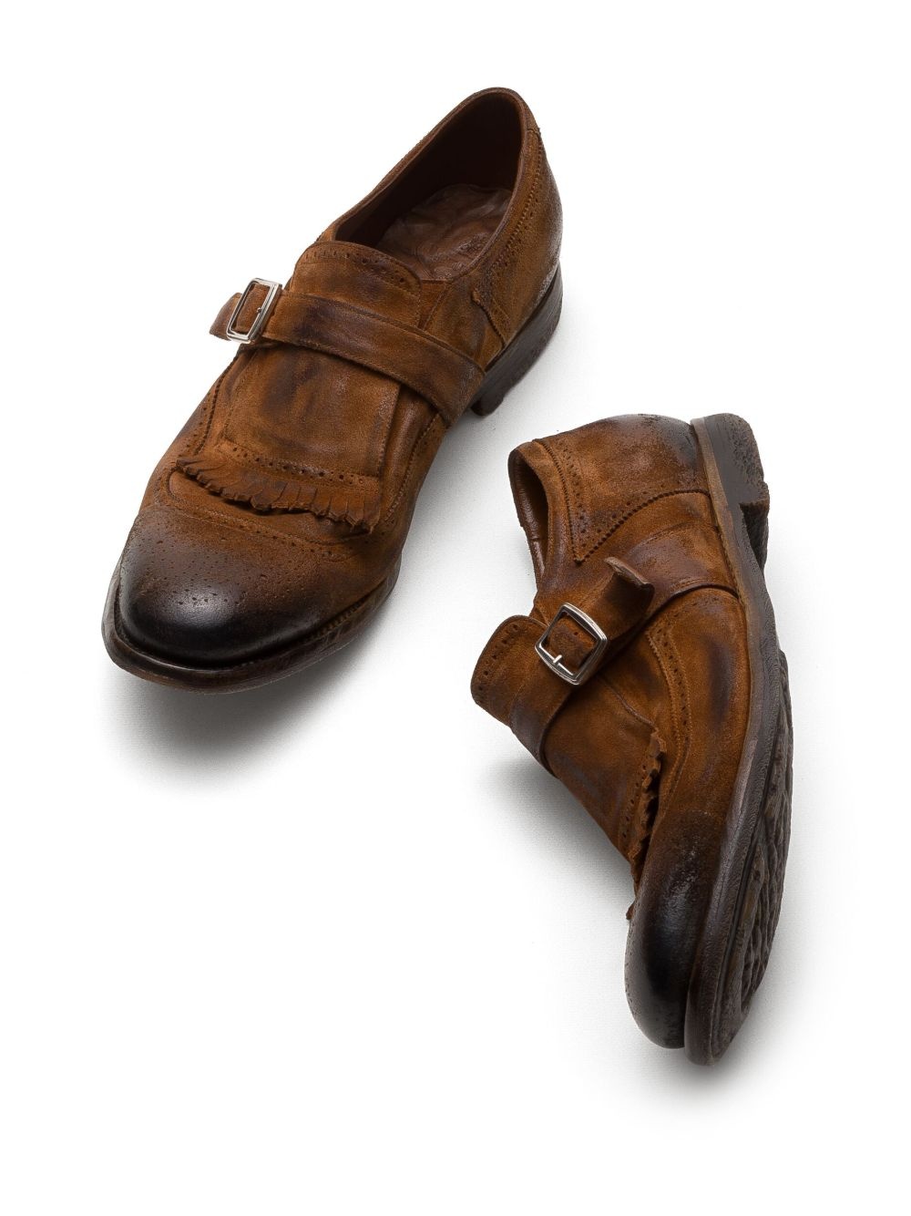Shanghai suede buckle loafers - 3