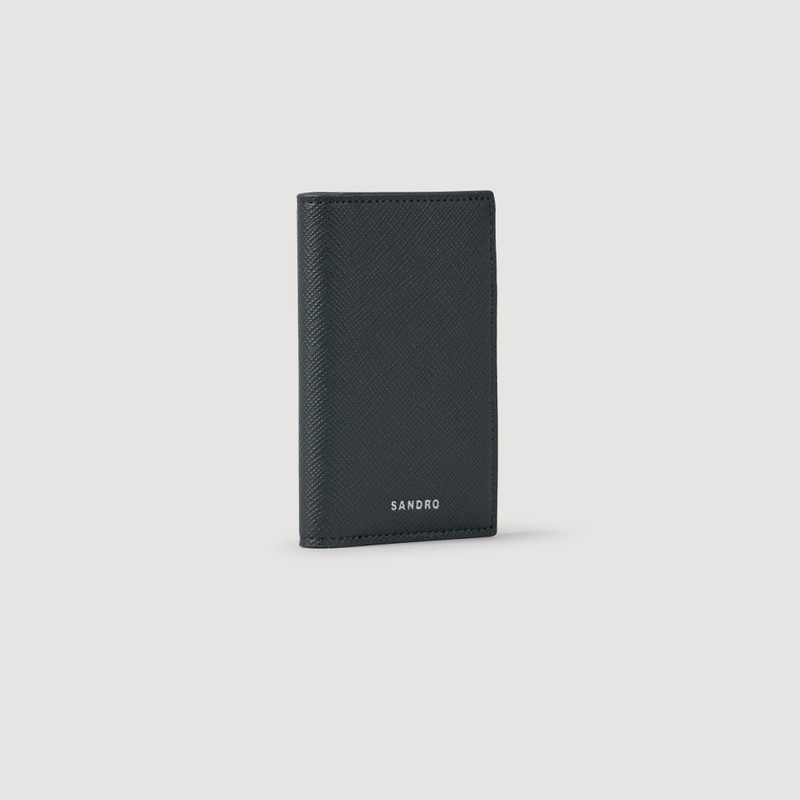Sandro RECONSTITUTED LEATHER LEATHER WALLET outlook