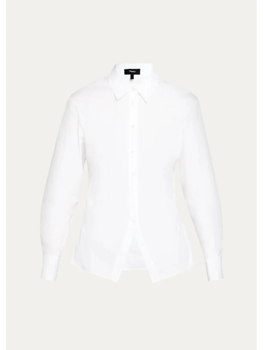 Cutaway Button-Front Shirt - 1