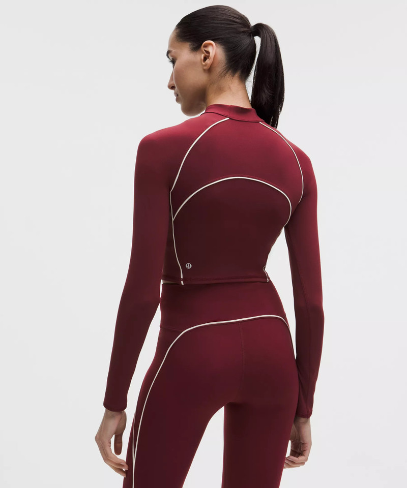 Wunder Train Cropped Long-Sleeve Half Zip 3