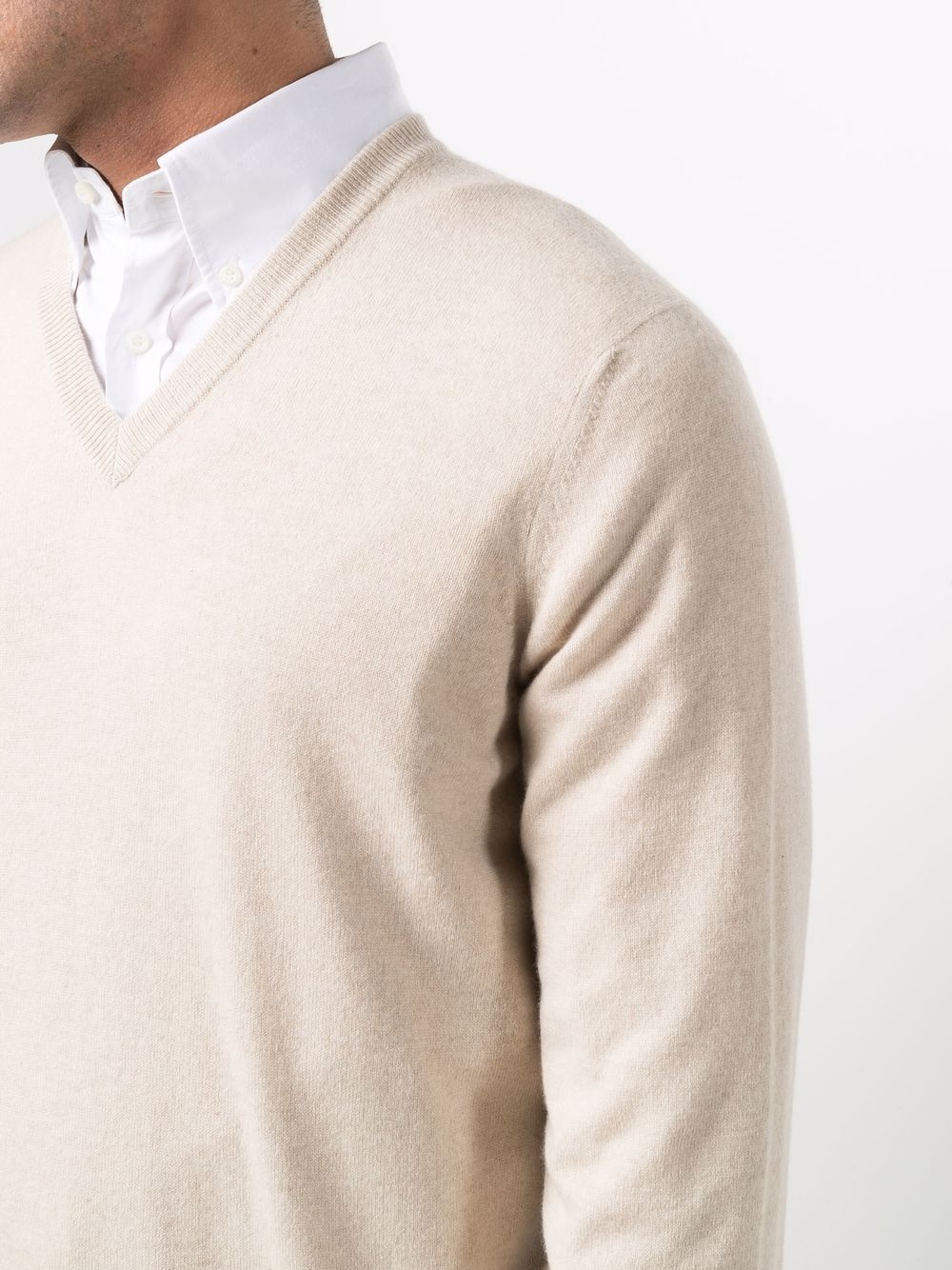 long-sleeve cashmere jumper - 5