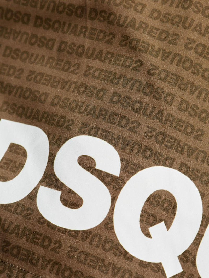 DSQUARED2 logo-print swim shorts outlook