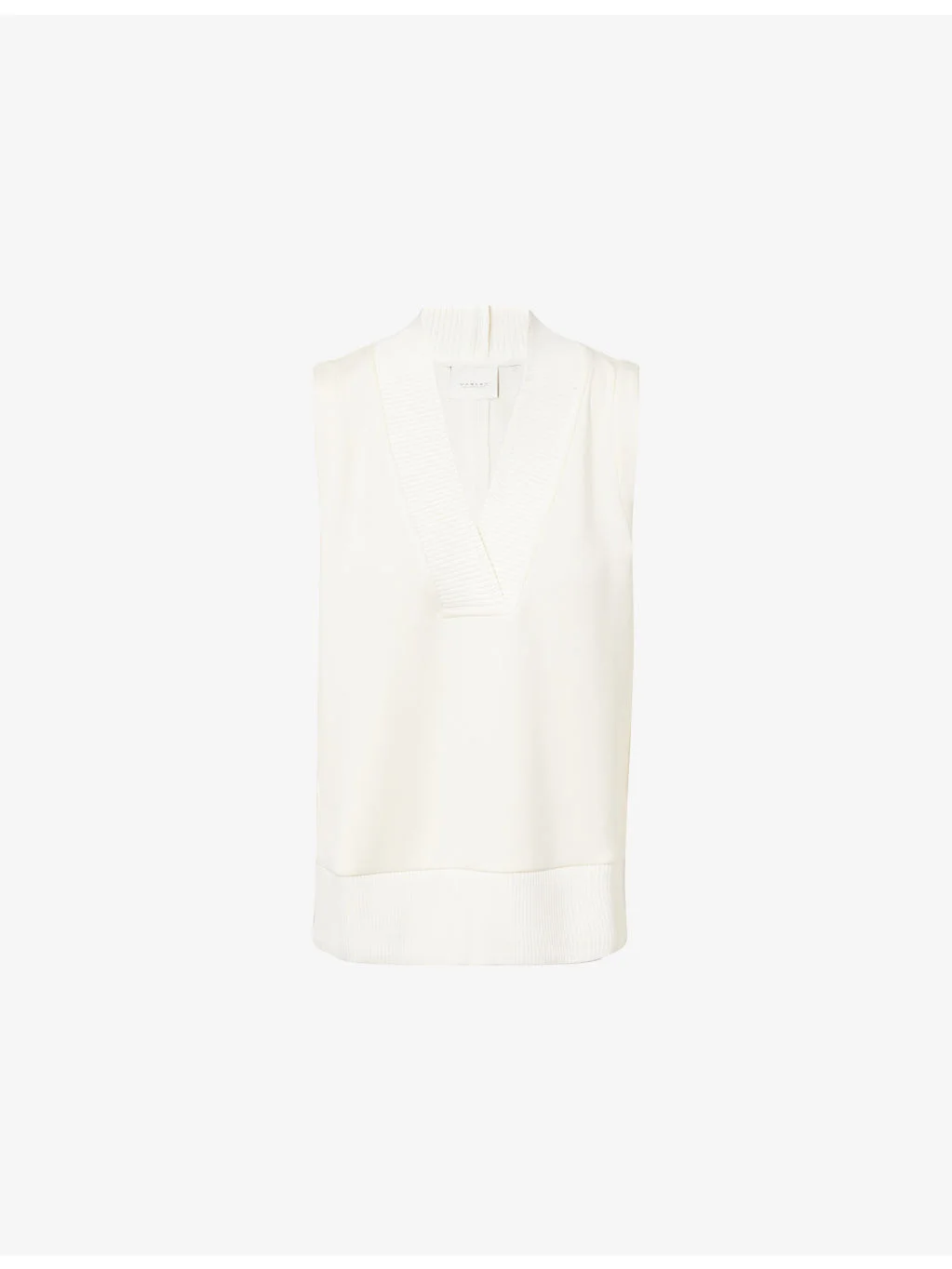 Freida V-Neck Knitted Tank Top - 1
