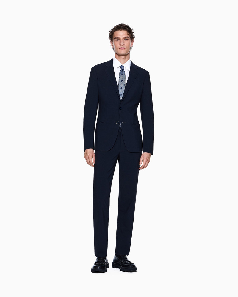 ASV SOHO LINE SINGLE-BREASTED SUIT IN SILK AND WOOL CRÊPE 2