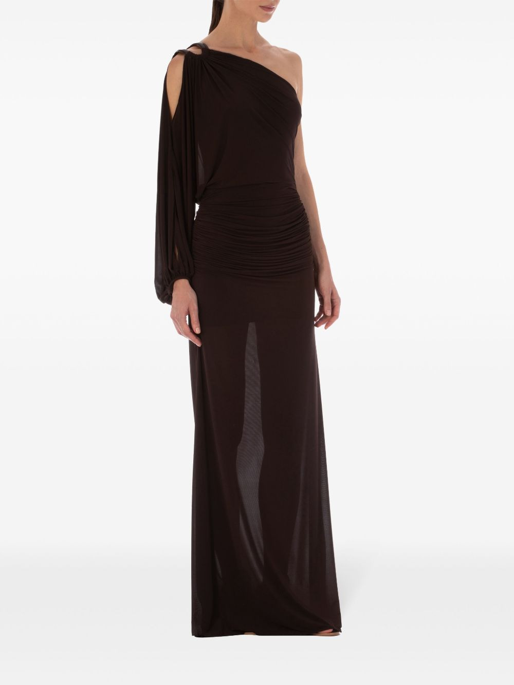 Farah one-shoulder gown - 3