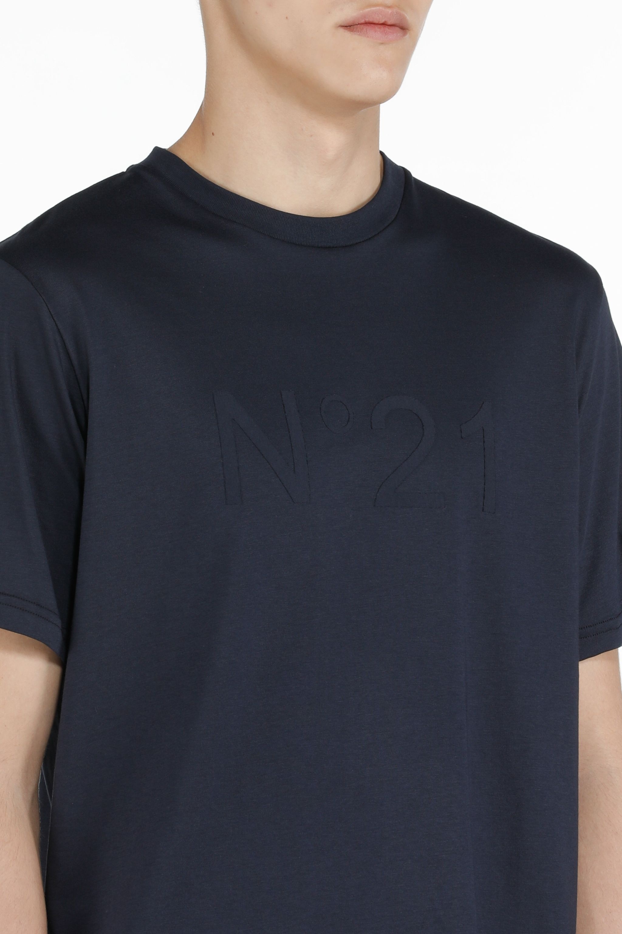 LOGO-APPLIQUÉ COTTON T-SHIRT - 5