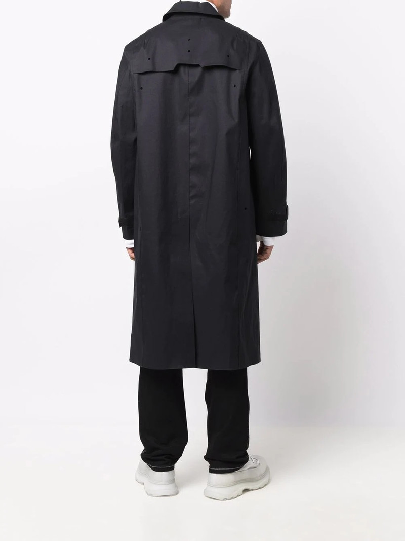 logo-badge longline trench coat 4