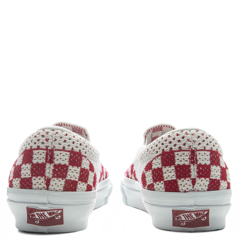Vans PREMIUM LX CLASSIC SLIP-ON 98 EK - CHECKERBOARD RED outlook