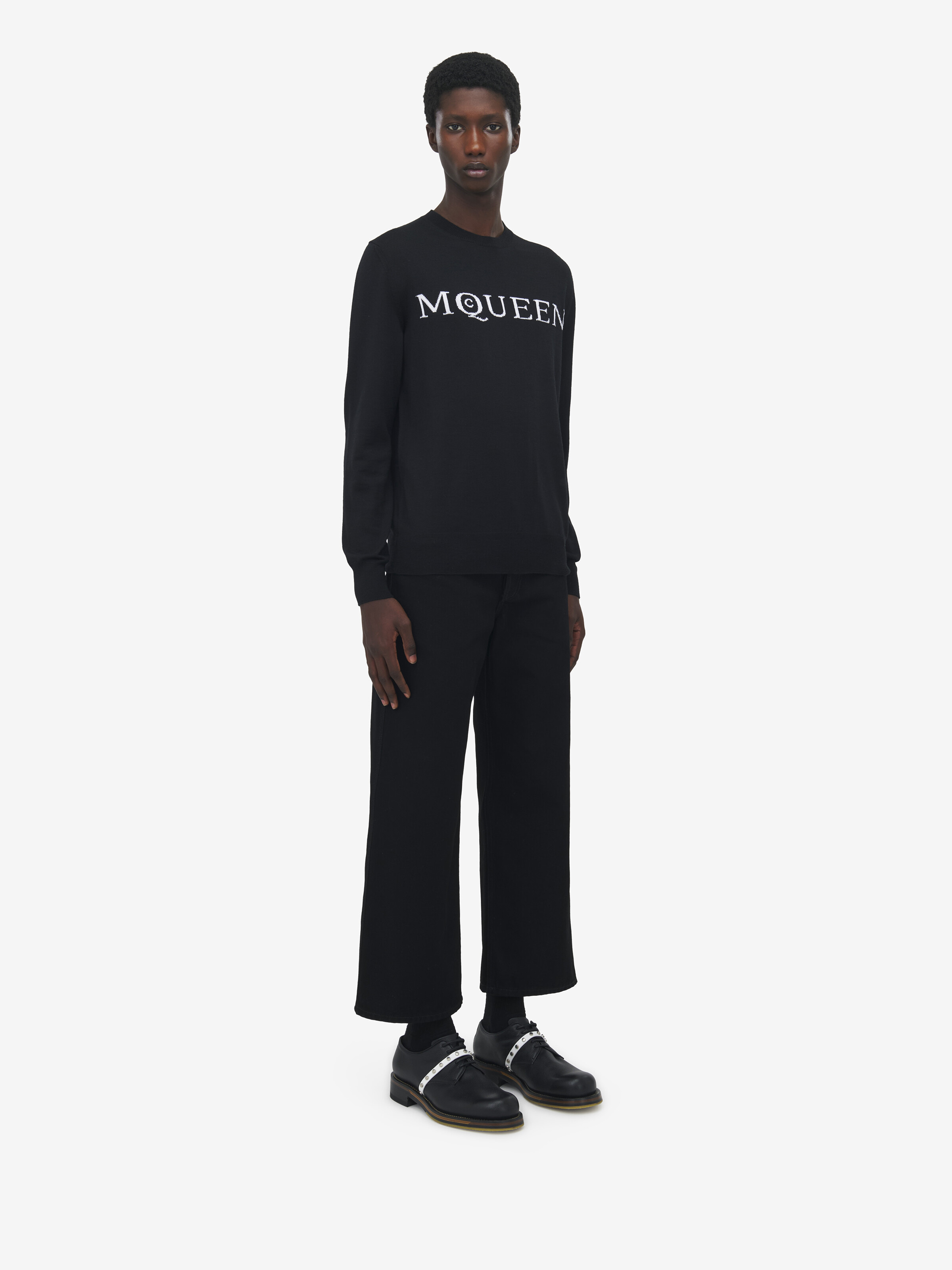 Merino Wool McQueen Logo Jumper - 4