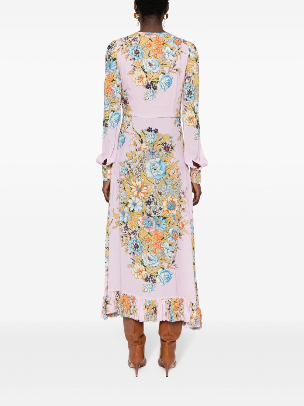 floral-print maxi dress - 4