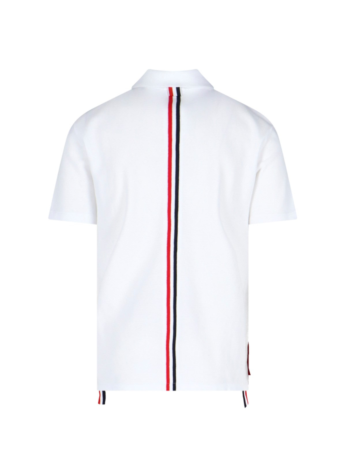 POLO SHIRT WITH TRICOLOR DETAIL ON THE BACK - 2