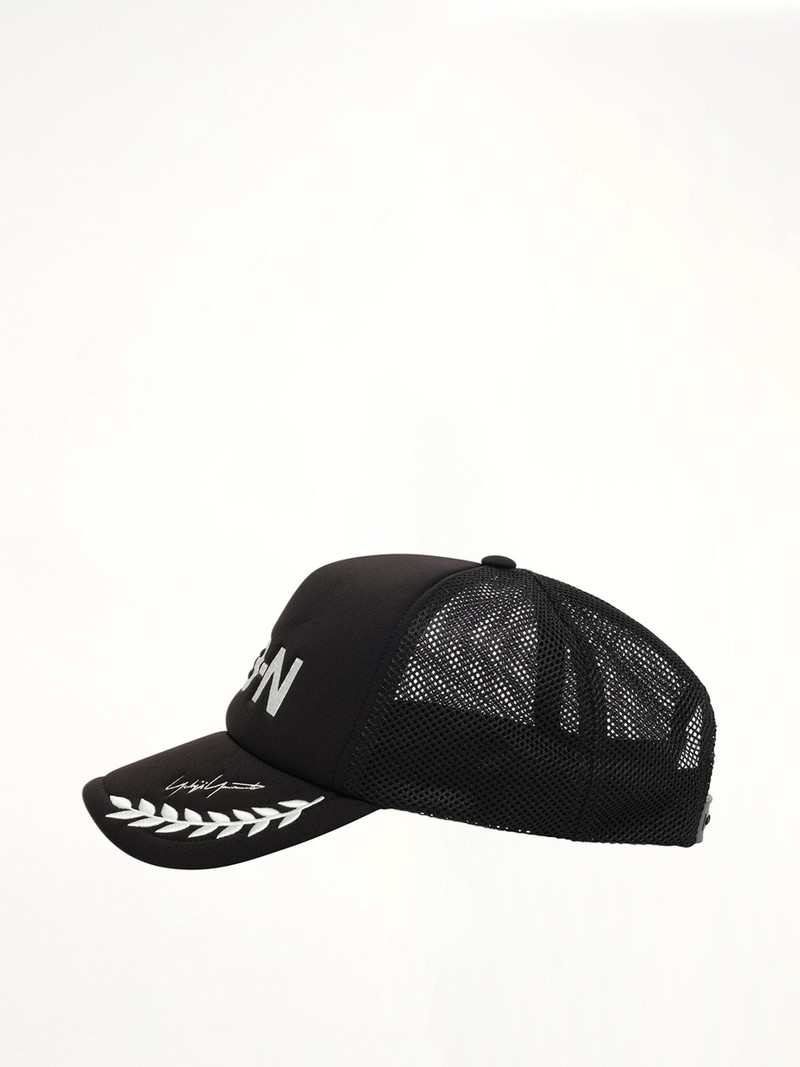 Y-3 Y-3 X NBHD Trucker Cap in Black outlook