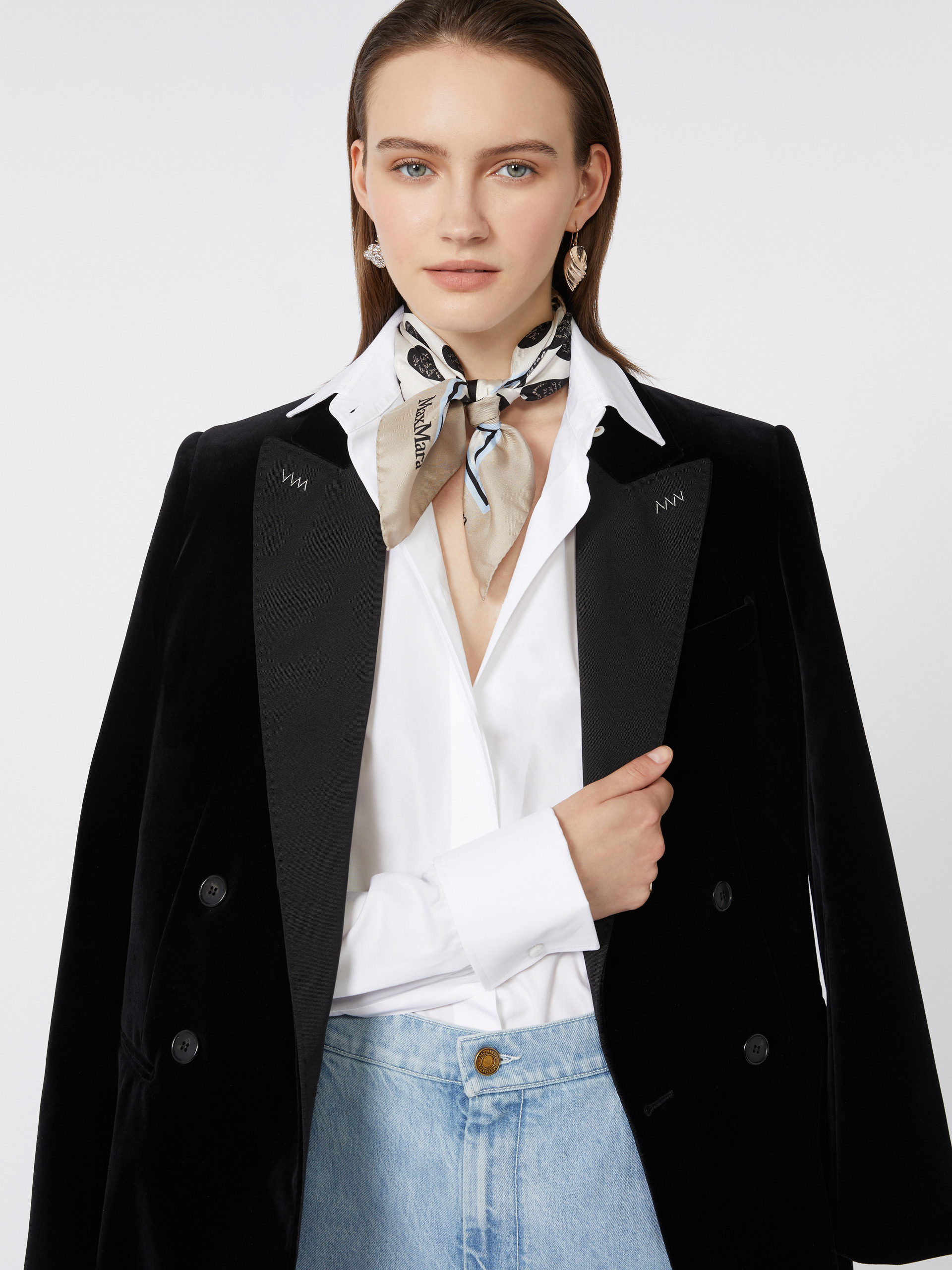 NUMANA Printed silk twill foulard - 4