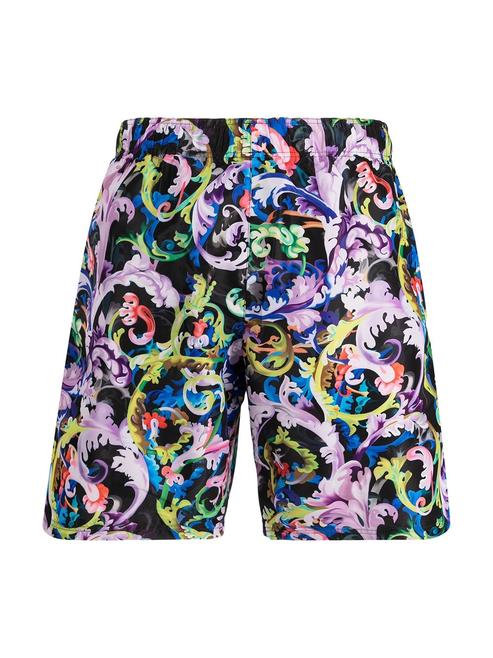 Baroccoflage-print logo-print swim shorts - 2