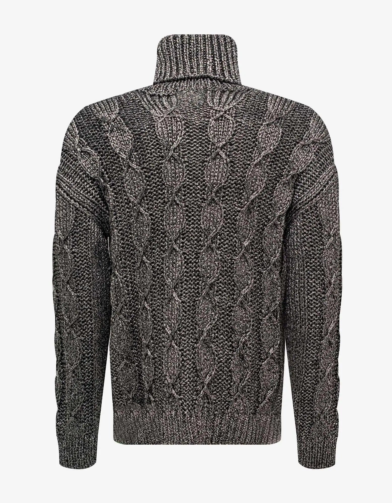 Saint Laurent Grey Turtleneck Sweater - 2