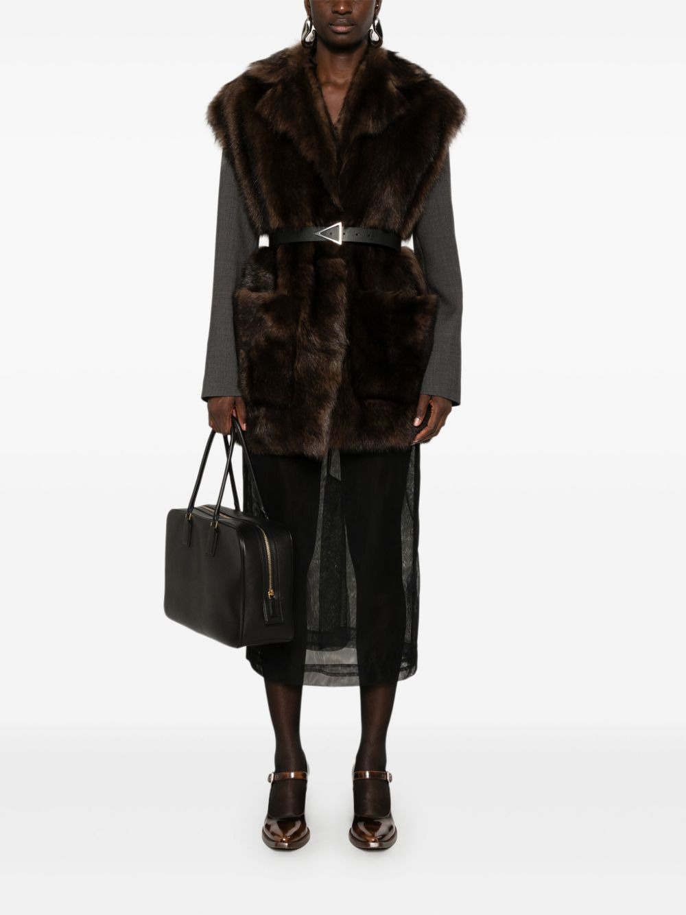 fur gilet - 2