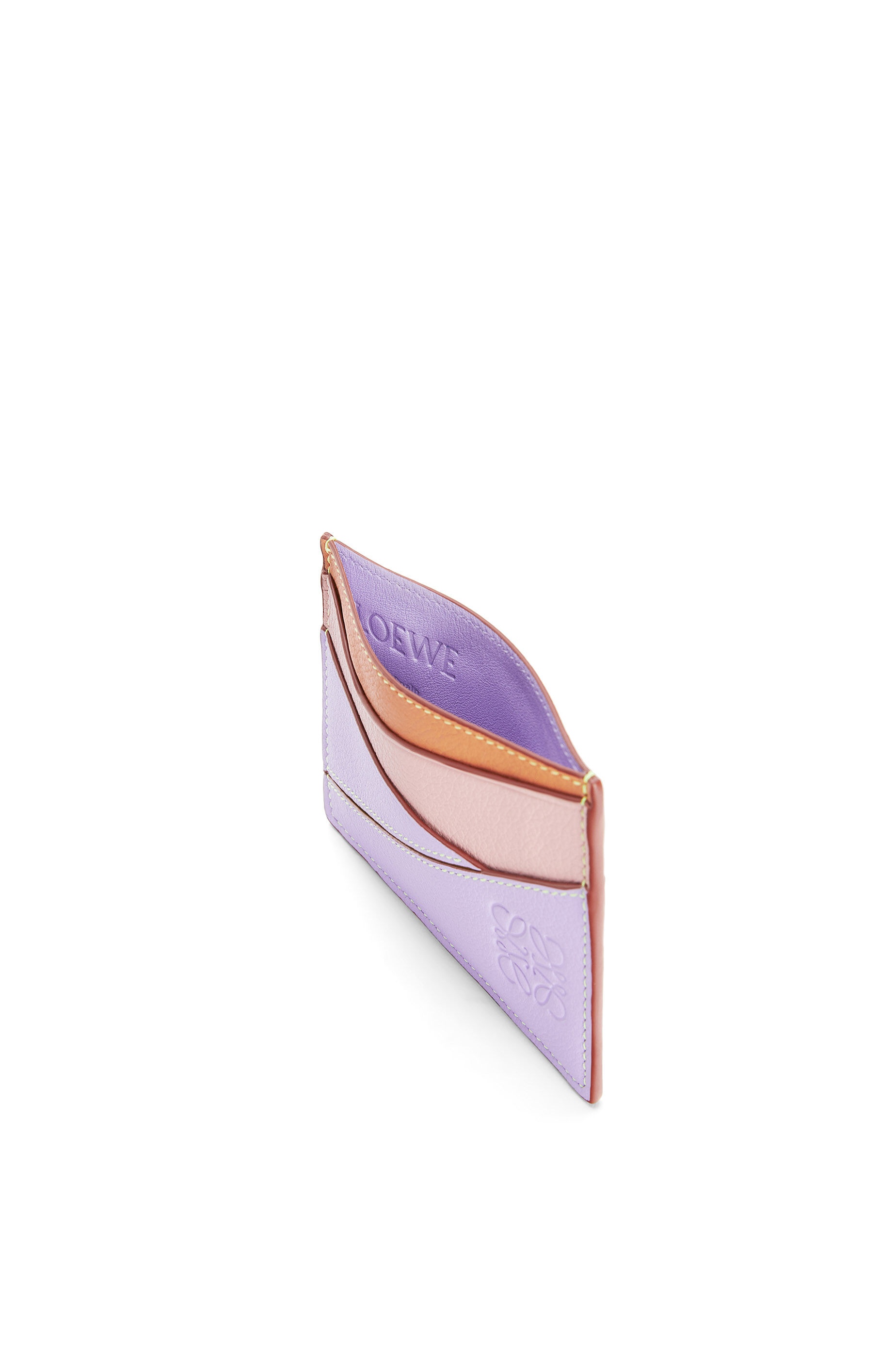 Puzzle plain cardholder in classic calfskin - 3