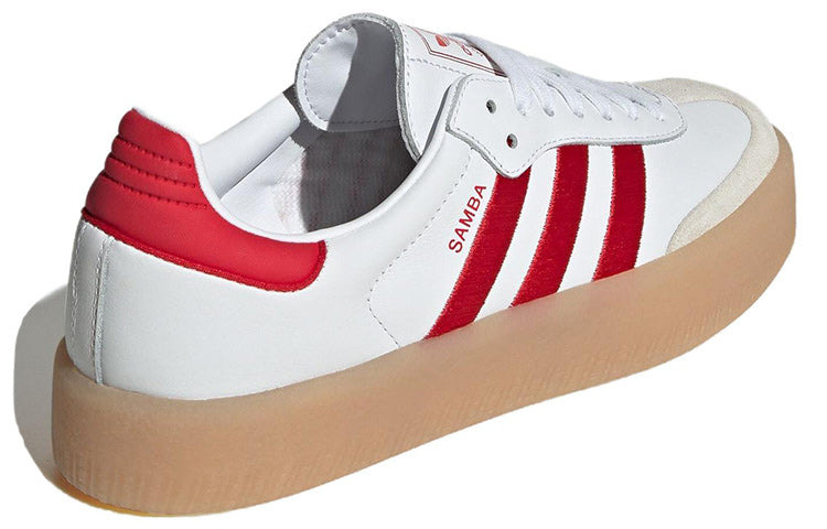 (WMNS) adidas Sambae 'White Better Scarlet Gum' ID0438 - 5