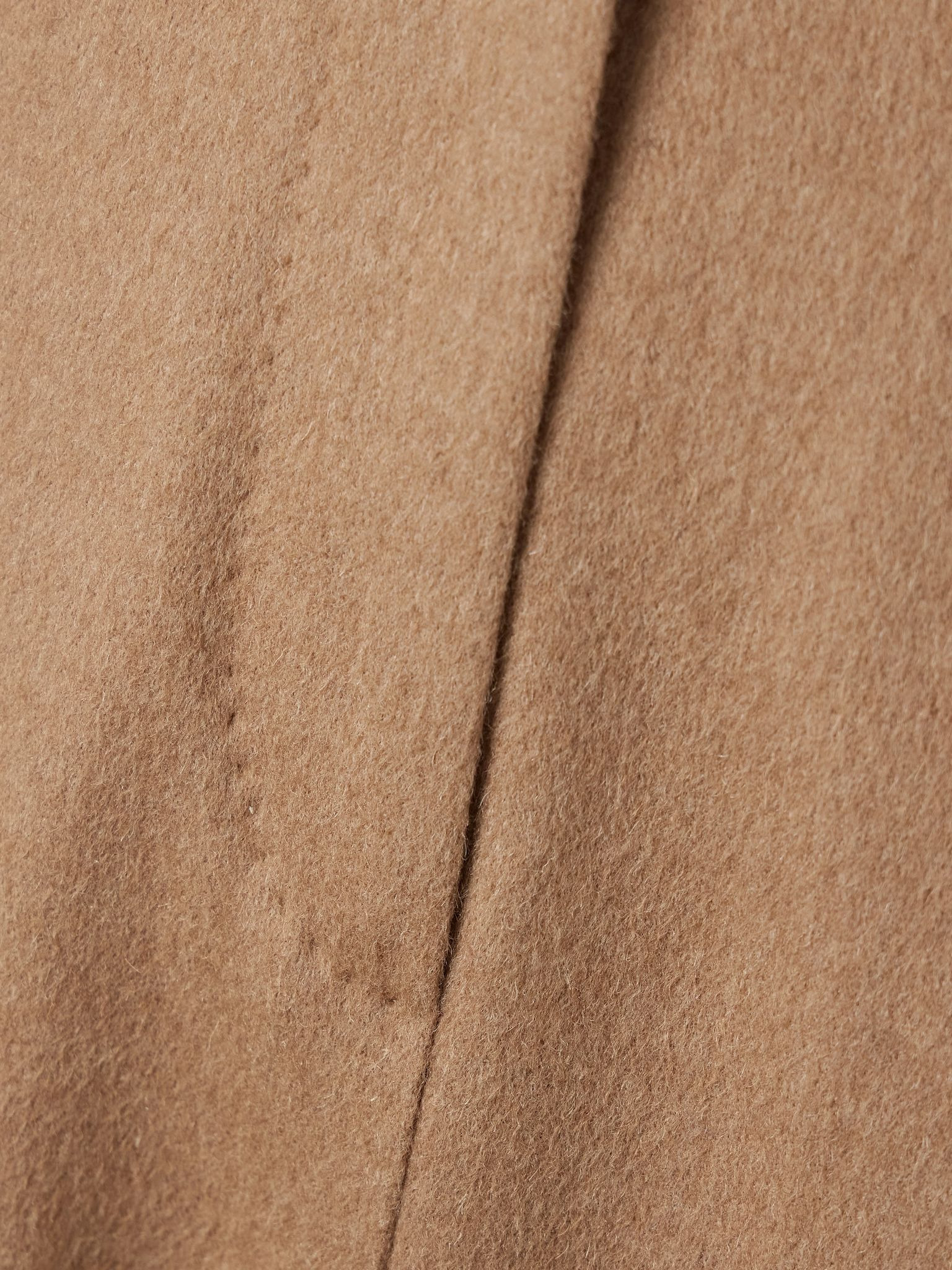 Camel hair straight-leg pants Camel - 4
