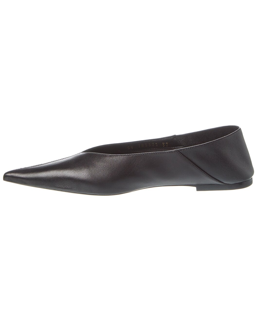 Saint Laurent Carolyn Leather Flat - 2