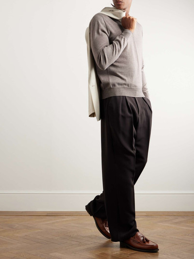 Canali Slim-Fit Wool Half-Zip Sweater outlook