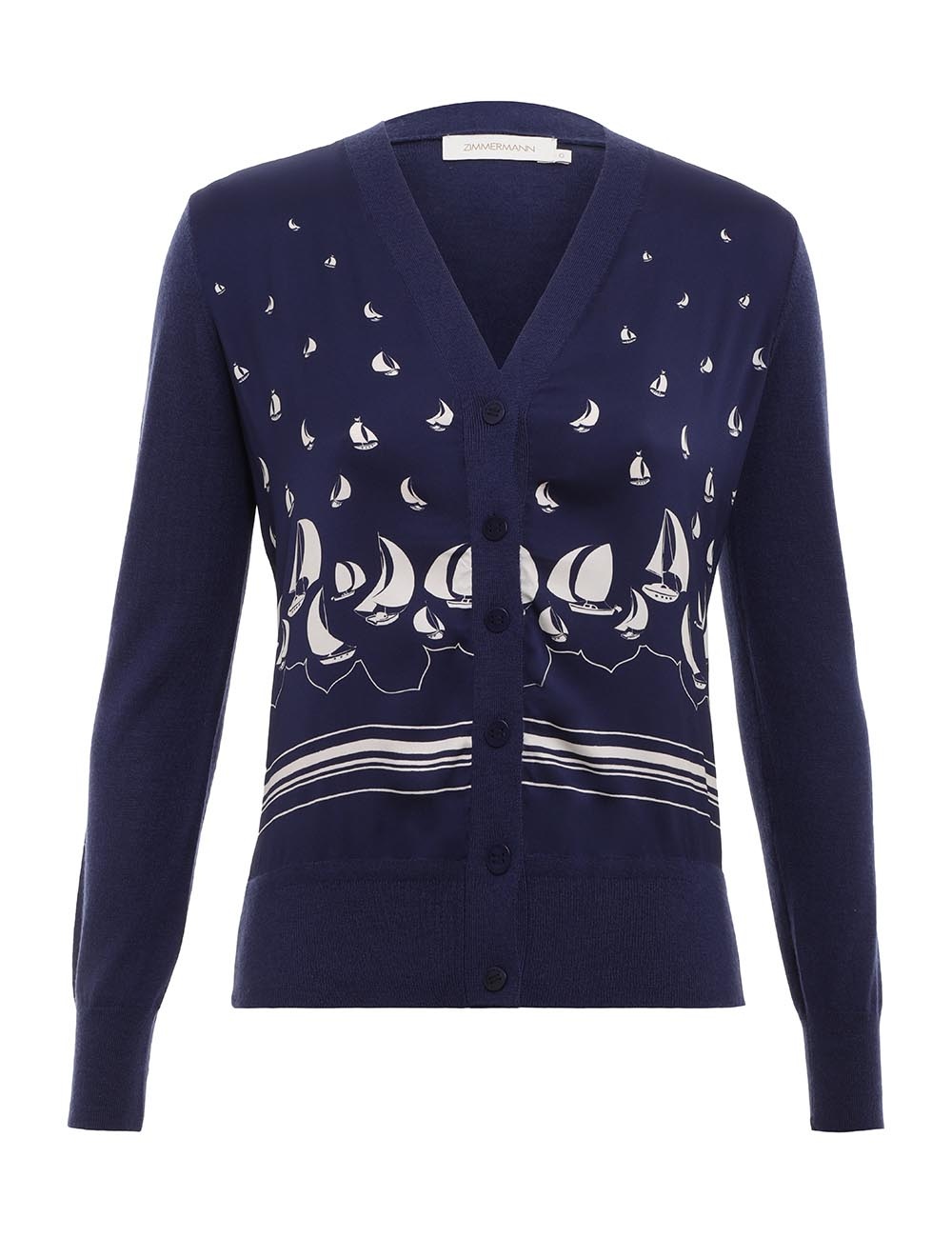 HIGH TIDE V NECK CARDIGAN - 1