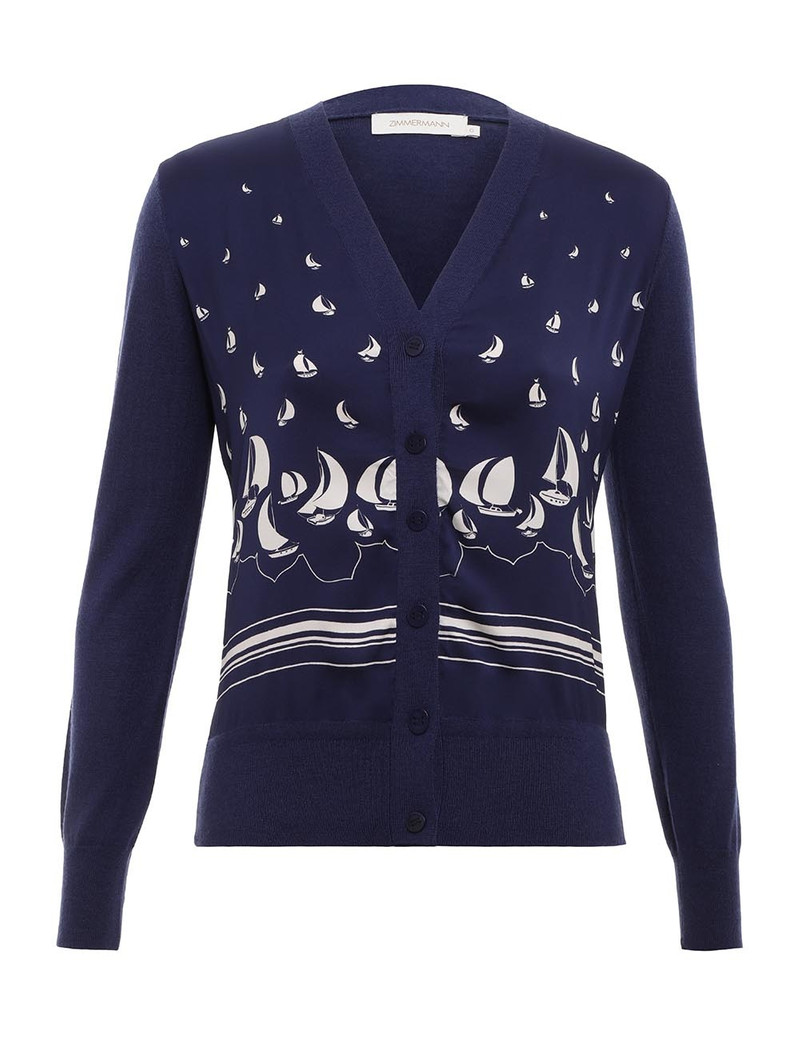 HIGH TIDE V NECK CARDIGAN 1