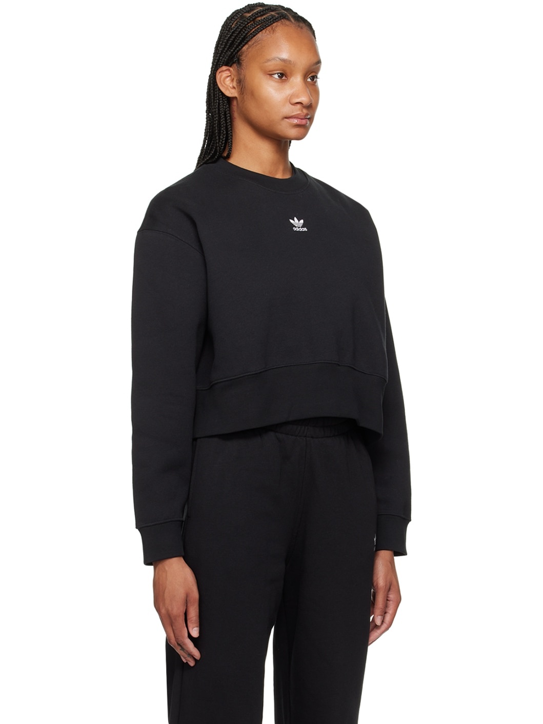 Black Adicolor Essentials Sweatshirt - 2