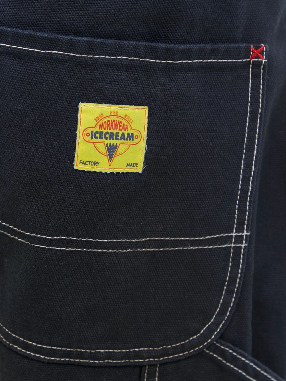 contrast-stitch jeans - 4