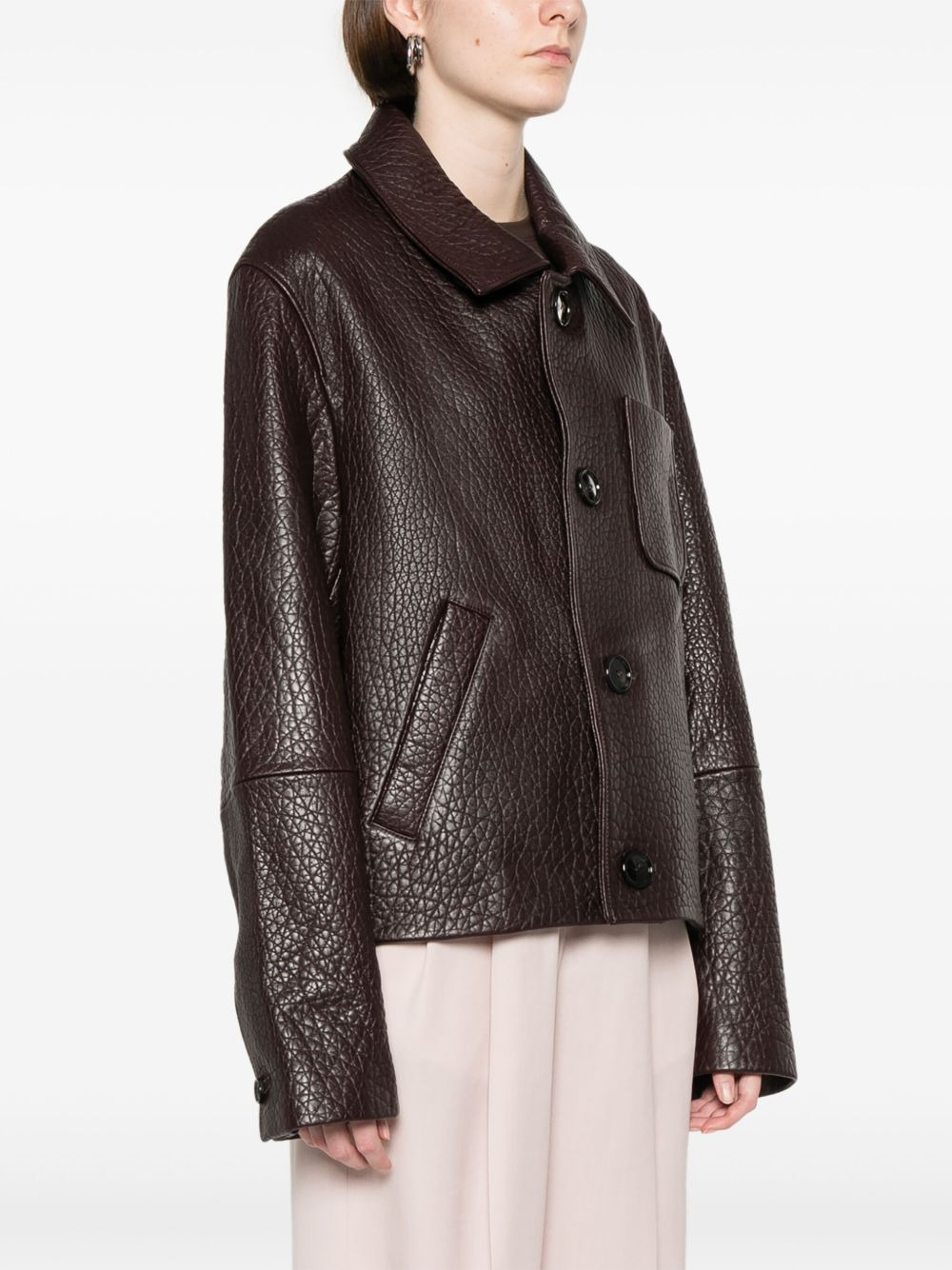 Ami Paris Women Leather Jacket - 3