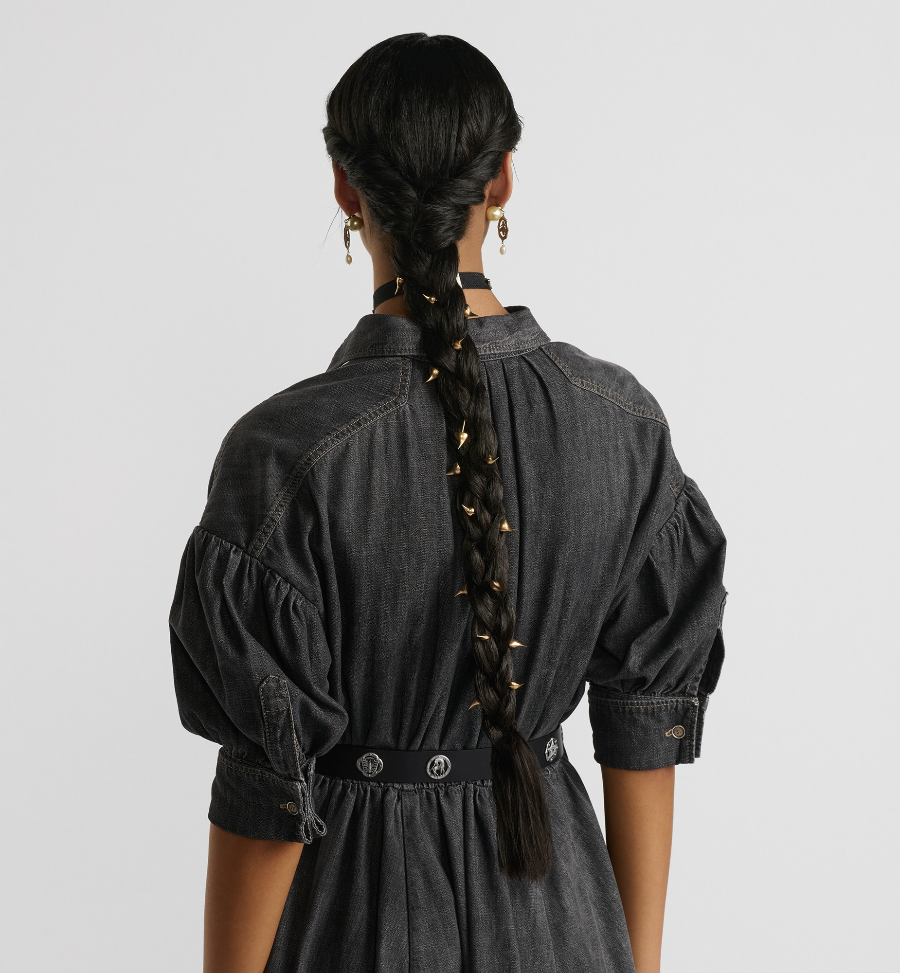 Flared Mid-Length Dress - 4