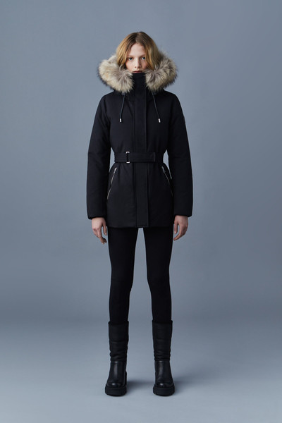 MACKAGE JENI 2-in-1 down parka with removable bib and natural fur outlook